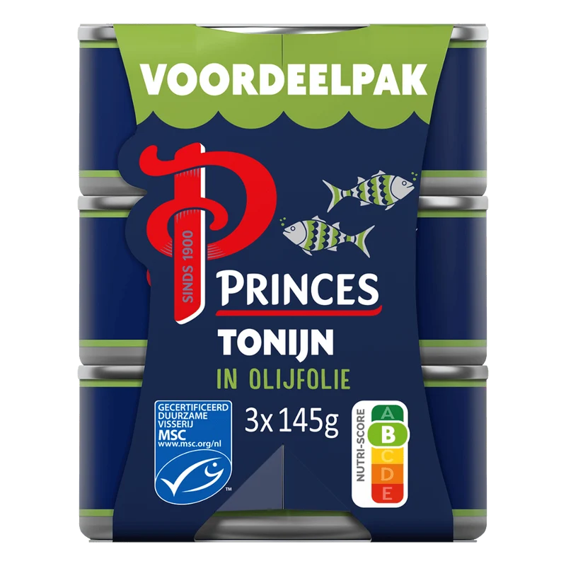 Princes Tonijnstuk olijfolie MSC 3p