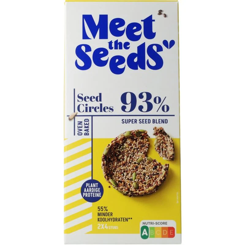 Meet the Seeds Seed Circles - cracker met 93% zaden bio 160 gram