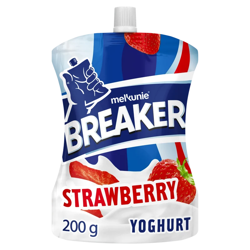 Melkunie Breaker Aardbei Yoghurt