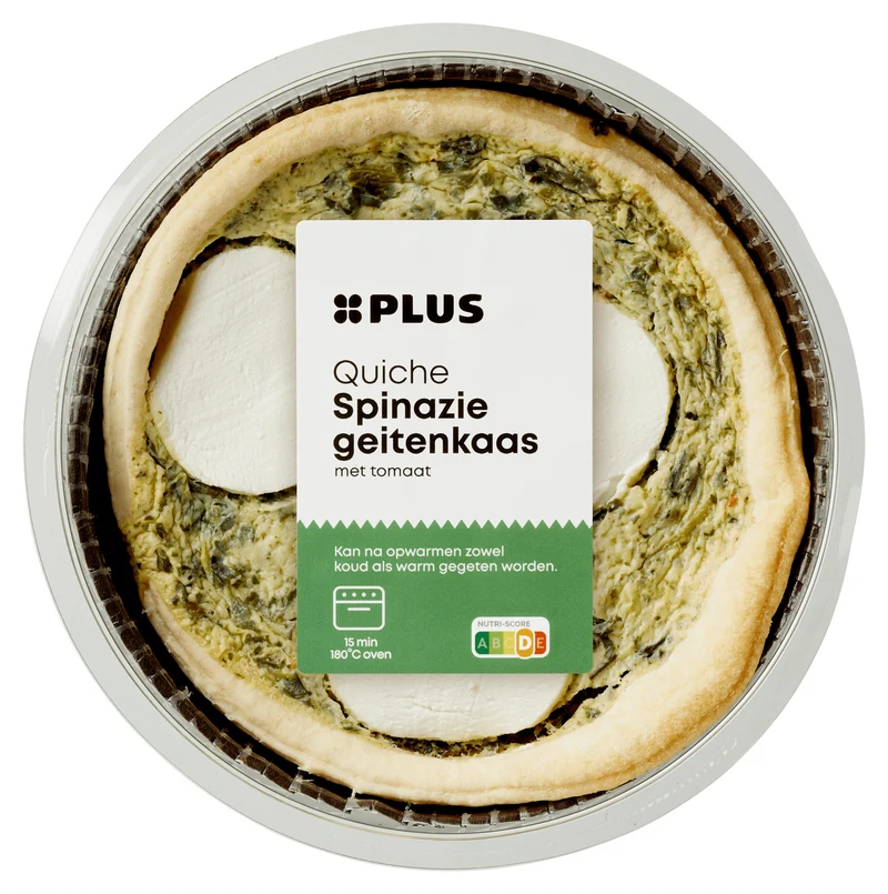 Quiche spinazie geitenkaas