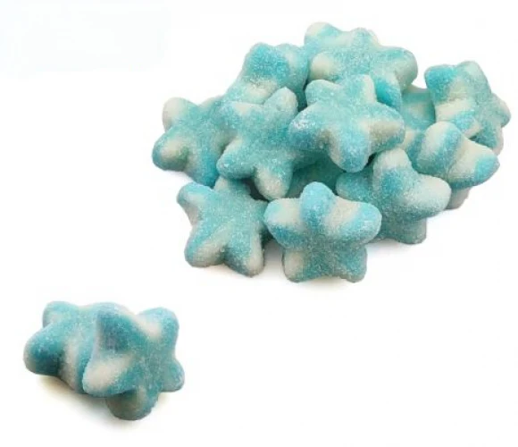 Dulce Plus Sugared Blue Twist Stars 250 gram