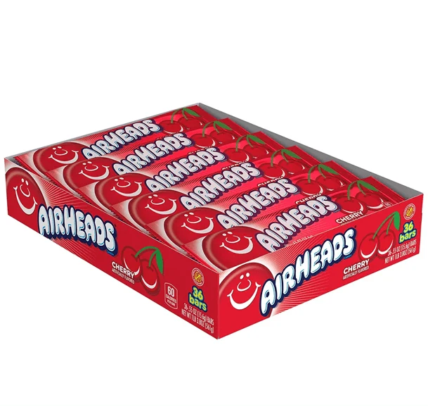 Airheads Cherry Bulk Value Box (36-pack)