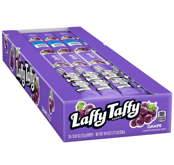 Laffy Taffy Grape Bulk Value Box (24-pack)