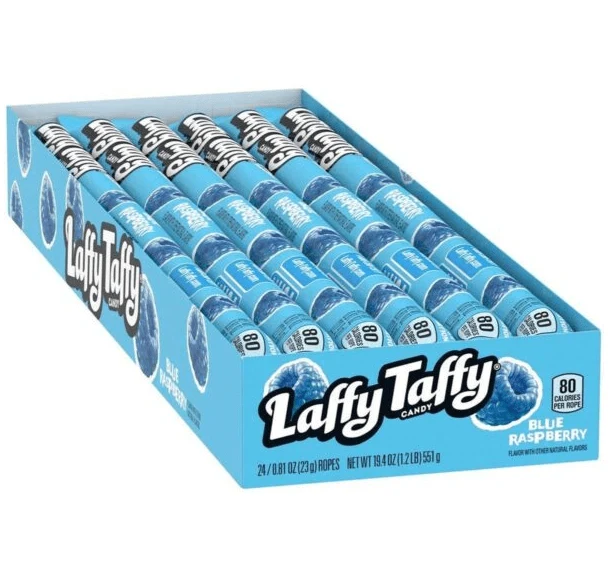 Laffy Taffy Blue Raspberry Bulk Value Box (24-pack)