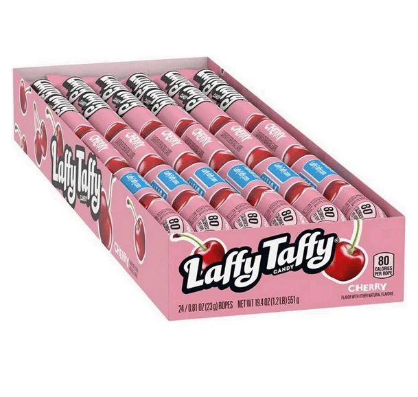 Laffy Taffy Cherry Bulk Value Box (24-pack)