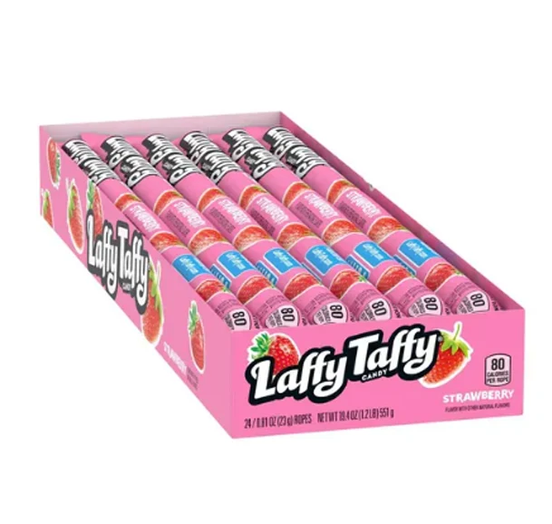 Laffy Taffy Strawberry Bulk Value Box (24-pack)