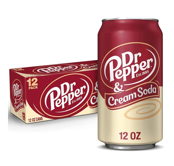 Dr Pepper Cream Soda Bulk Value Box (12-pack)