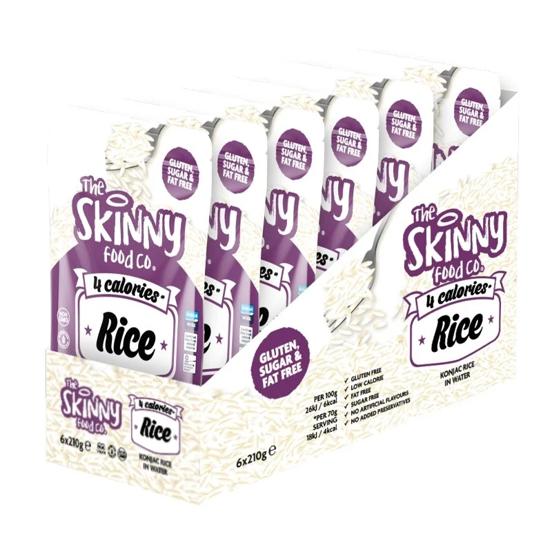 Caloriearme konjac magere rijst - (doos van 6 x 290 g)