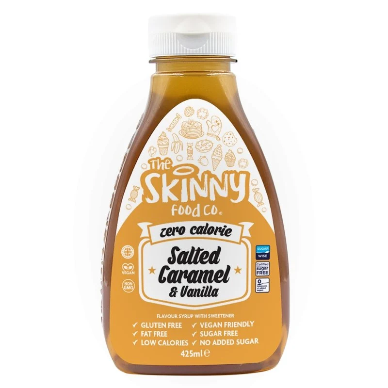 Gezouten Caramel Vanille Vrijwel nul © Suikervrije Magere Siroop - 425ml