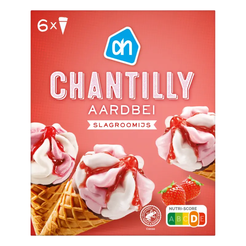 Chantilly aardbei