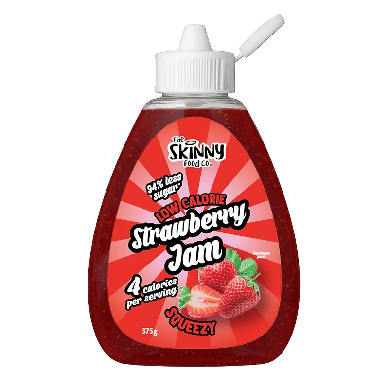 Skinny Squeezy Aardbeien Low Sugar Skinny Jam - 375g