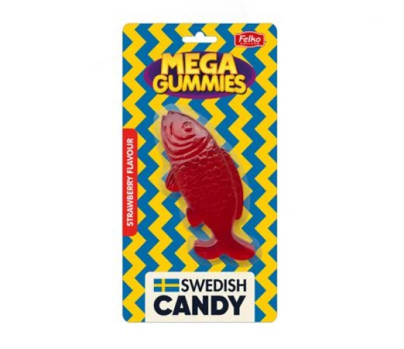 Mega Gummies Swedish Fish 120 gram