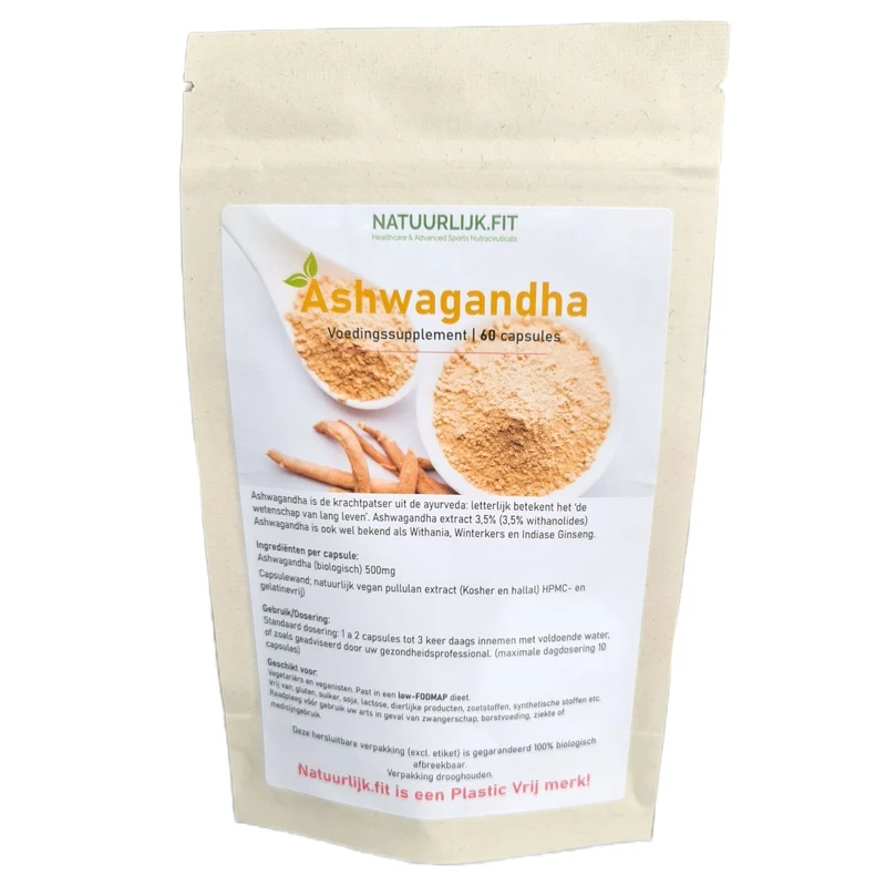 Natuurlijk.fit Ashwagandha 500 mg 60 vcaps