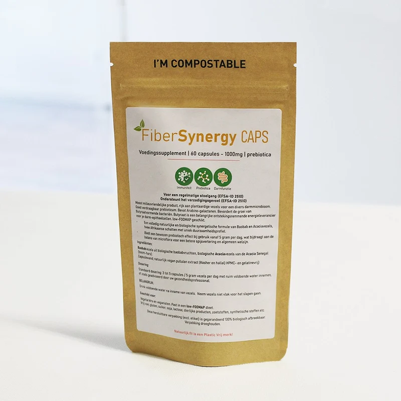 Natuurlijk.fit FiberSynergy baobab & acacia 60 capsules
