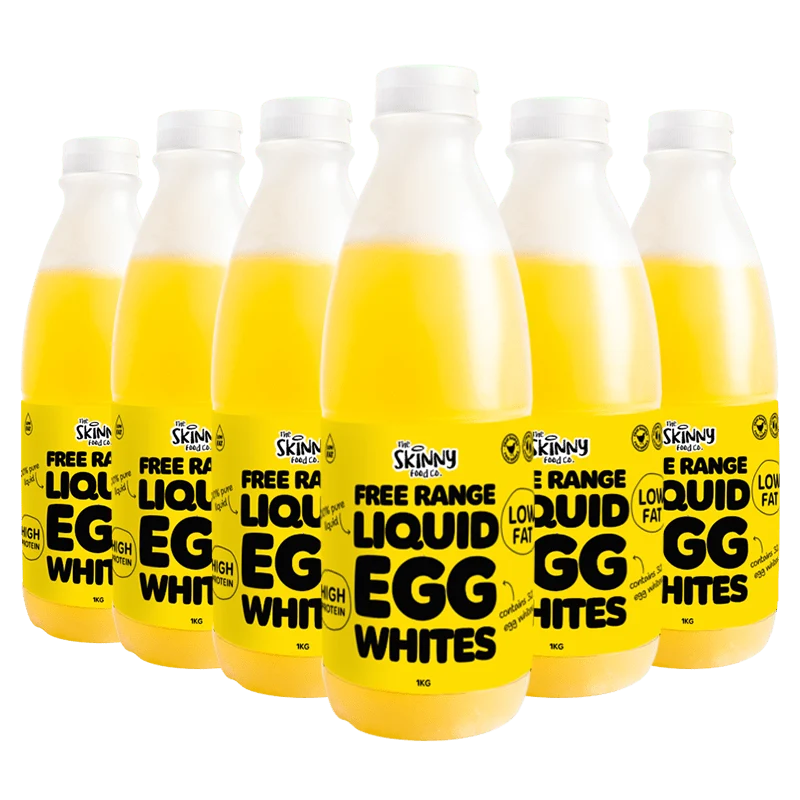 Magere vloeibare eiwitten van vrije uitloopkippen - 6 x 1 liter verpakking