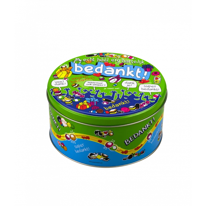 Gevulde Snoeptrommel bedankt en 500 Gram
