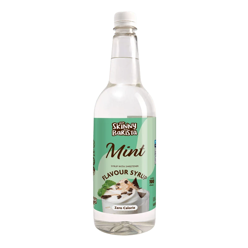 Mint Barista Zero Calorie Suikervrije magere koffiesiroop - 1 liter