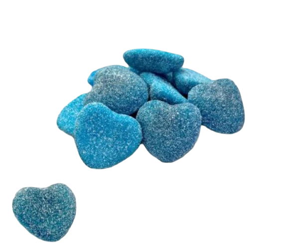 Dulce Plus Sour Filled Blue Hearts 250 gram