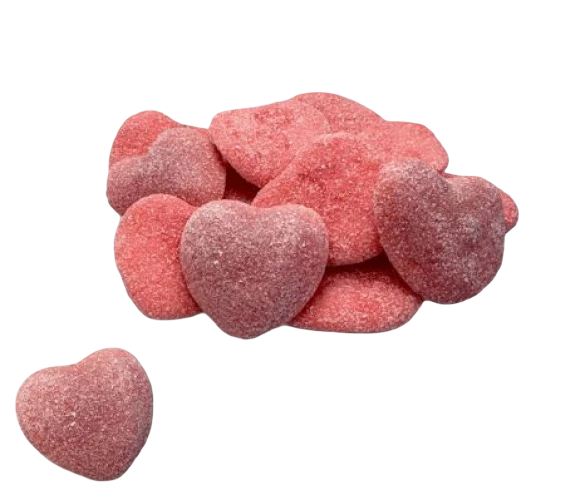 Dulce Plus Sour Filled Red Hearts 250 gram
