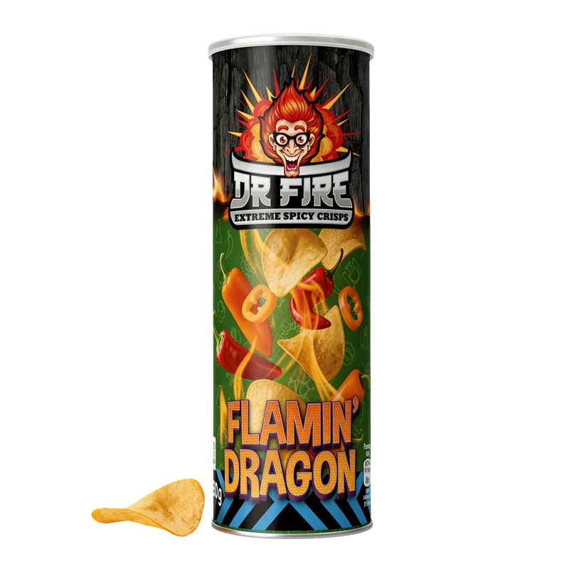 Dr. Fire Crisps Flamin Dragon 80 gr