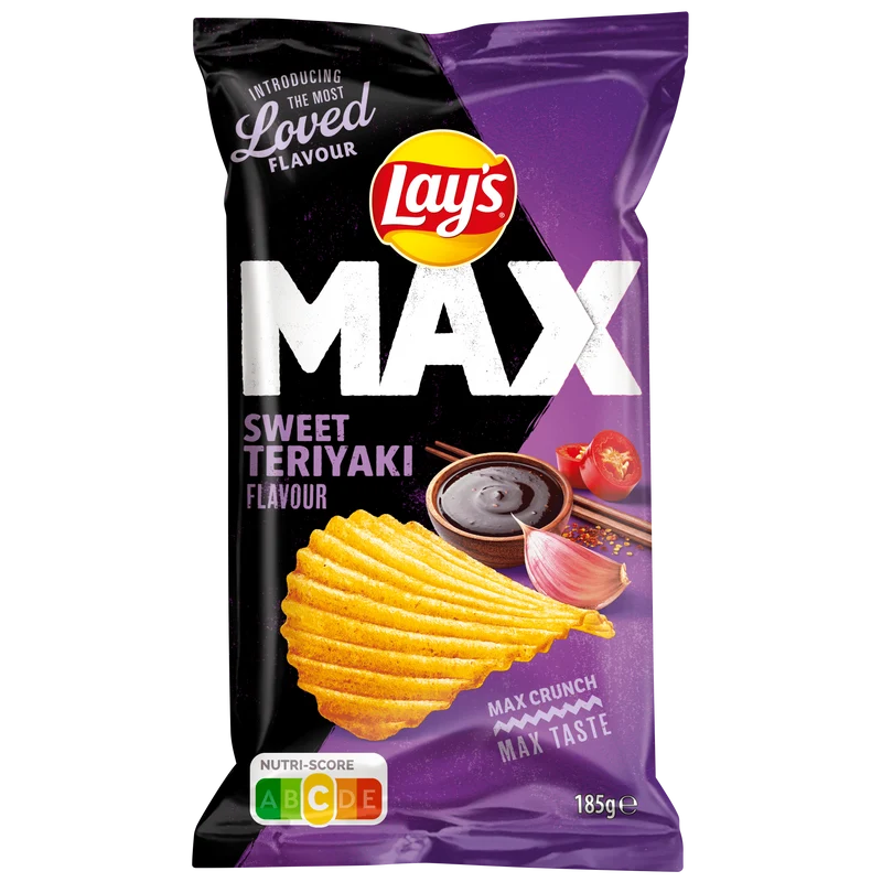 Lays Max Ribbel Chips Sweet Teriyaki
