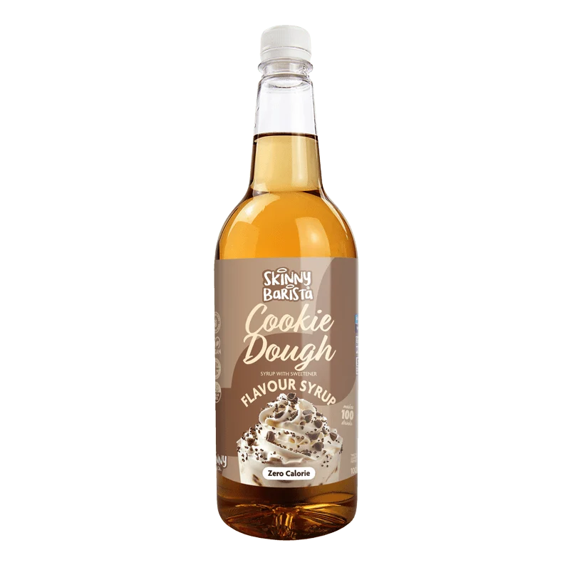 Skinny Barista Siroop met Koekjesdeegsmaak - Suikervrije, calorievrije Skinny Koffie - 1 Liter