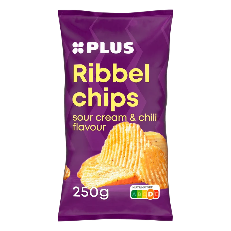 Ribbelchips sour cream chili