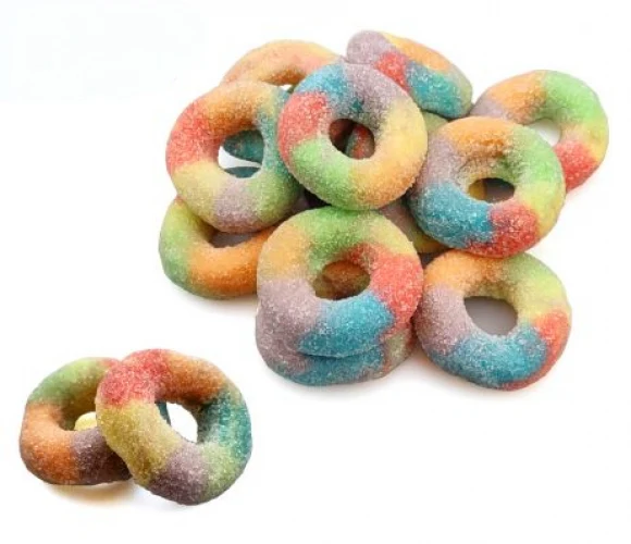 Dulce Plus Sour Rainbow Rings 250 gram