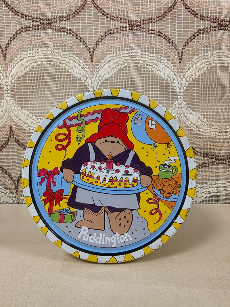 Vintage Paddington blik 1992 feest