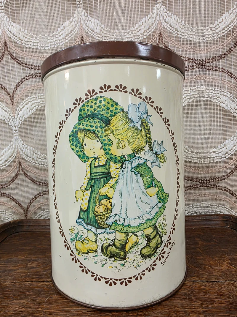 Vintage Sarah Kay blik met 3 afbeeldingen – 28 cm