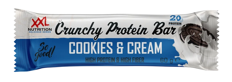 XXL Nutrition Crunchy Protein Bar Cookies & Cream