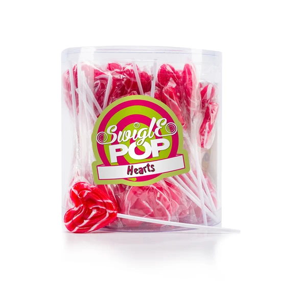 Swigle Pop Mini Heart 50 stuks