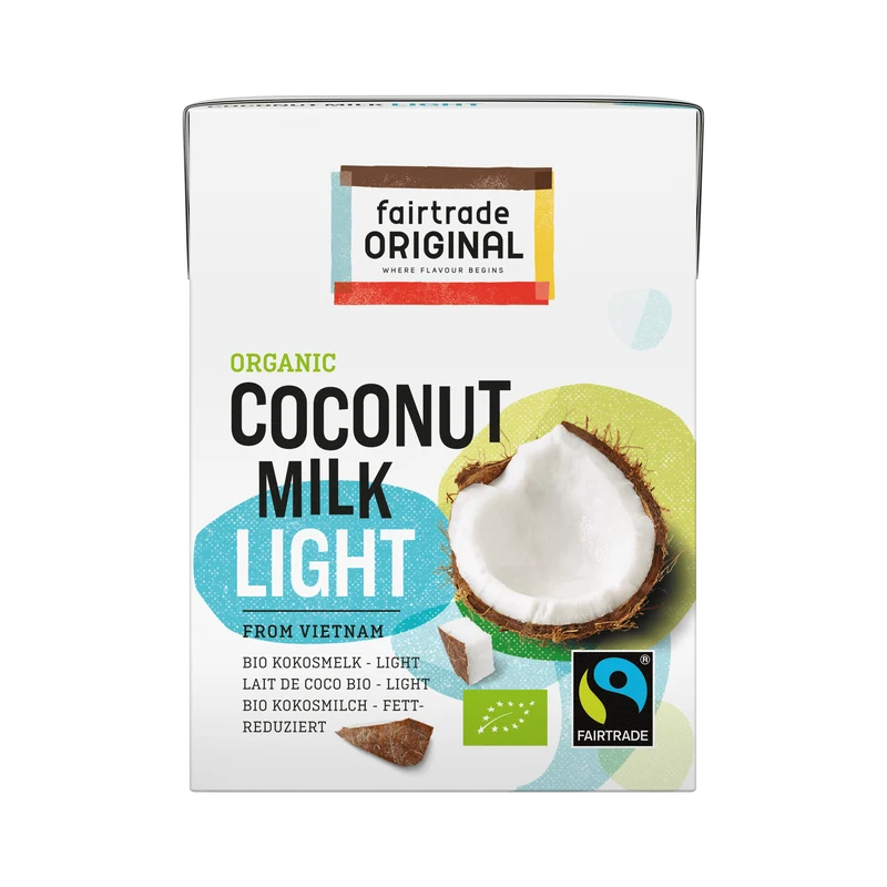 Fairtrade Original Organic Coconut Milk Light