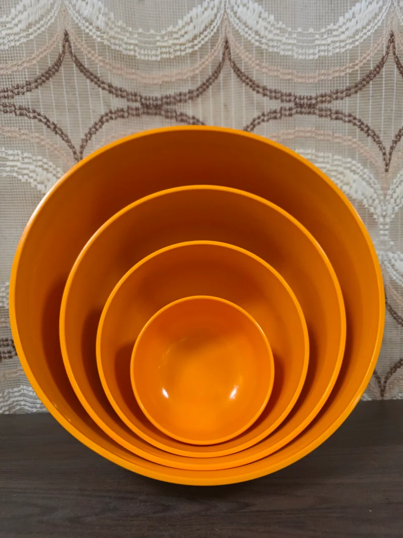 Fixit melamine schalenset oranje 4-delig