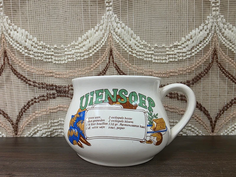 Recept soepkom uiensoep wit