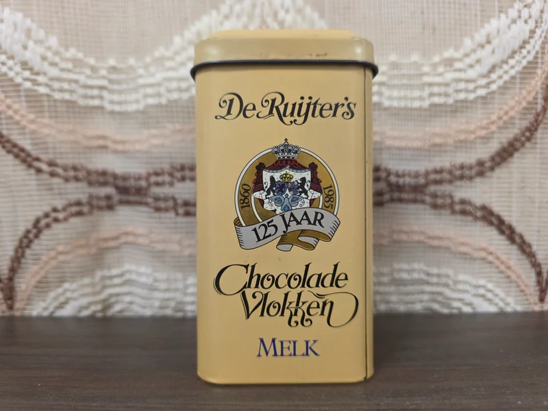 De Ruijter blik chocoladevlokken melk