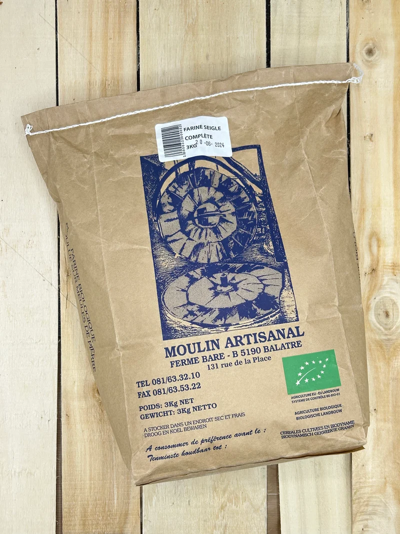 Farine de Seigle 100% 3kg