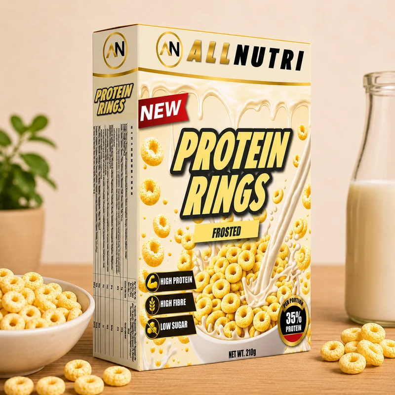 All Nutri Protein Rings Frosted 210g