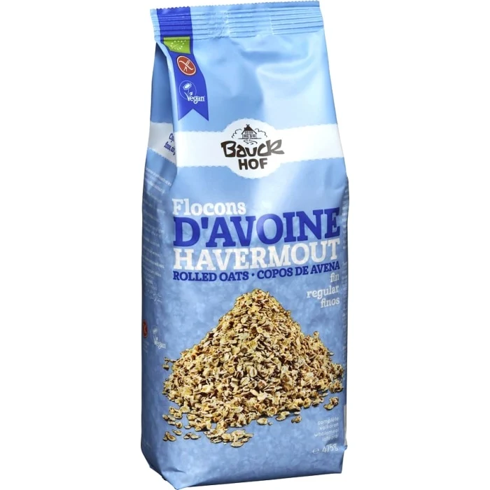 Bauckhof Fijne Havervlokken glutenvrij 475g