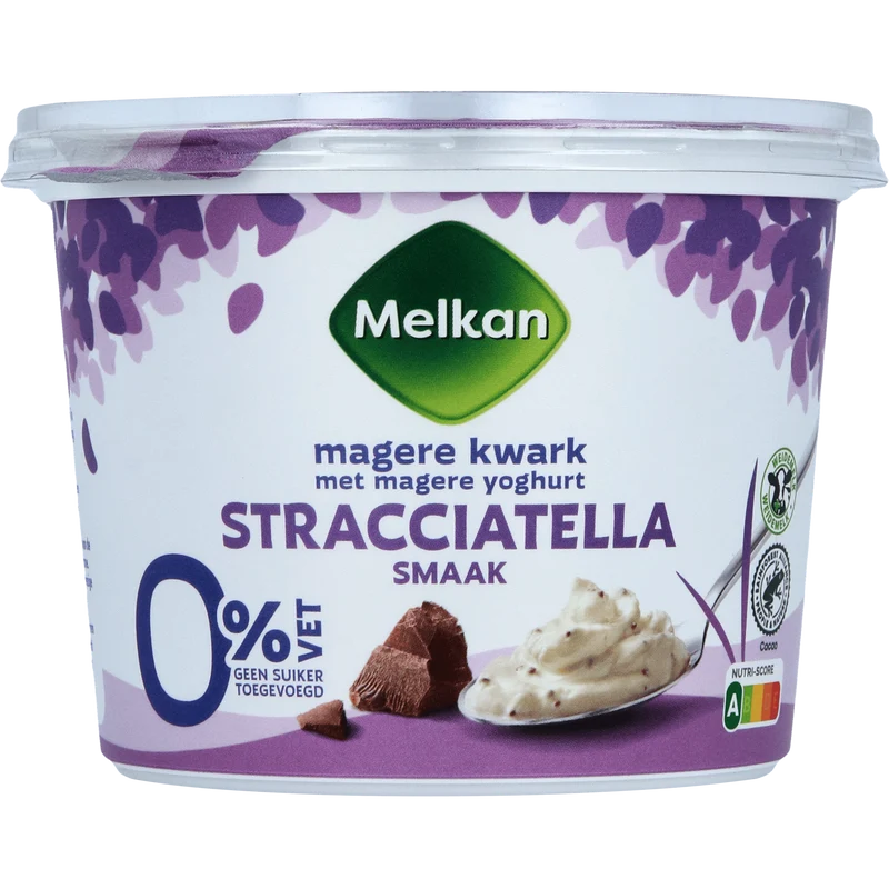 Melkan Kwark magere stracciatella