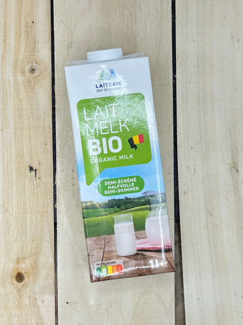 Lait de Vache 1/2 Ecrémé 1L