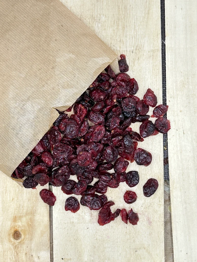 Canneberges Séchées +/- 250gr