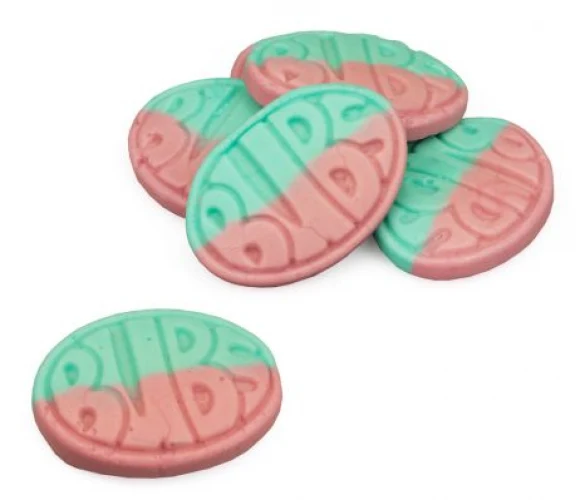 Bubs Raspberry Blueberry Ovals 250 gram