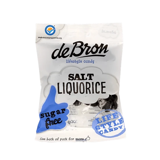 De Bron Zoute Klavertjes Sugarfree 250 gram
