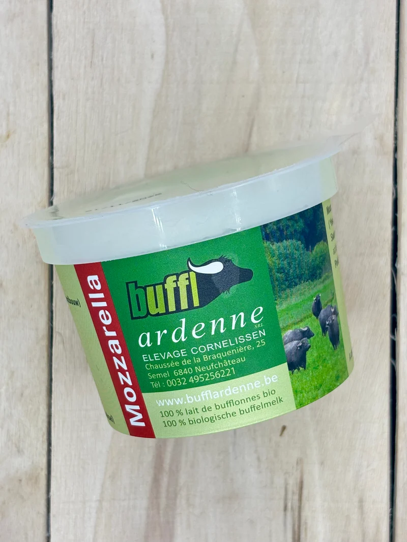 Mozzarella Belge au lait de Bufflones (Buffl'Ardenne) 125gr