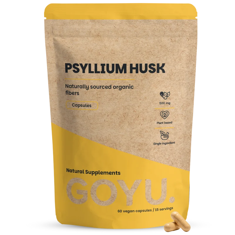 Goyu Psyllium husk vezels bio 60 capsules