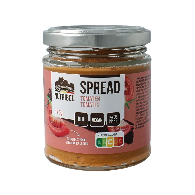 Nutribel Tomaten spread glutenvrij bio 190 ml