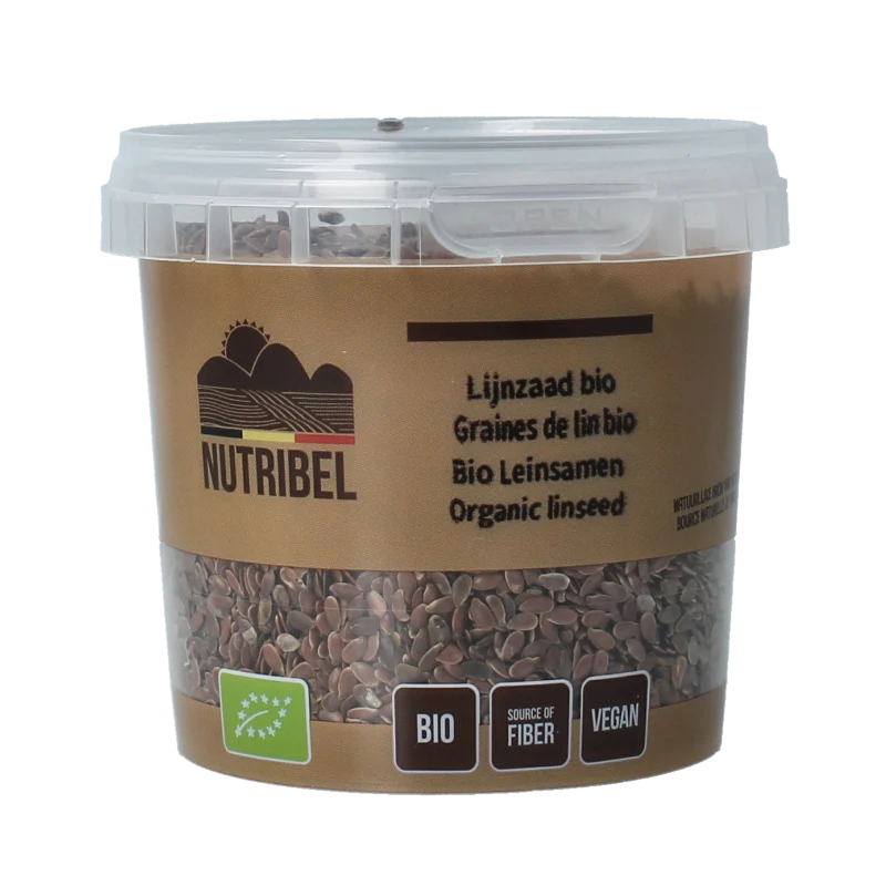 Nutribel Lijnzaad heel bio 200 gram