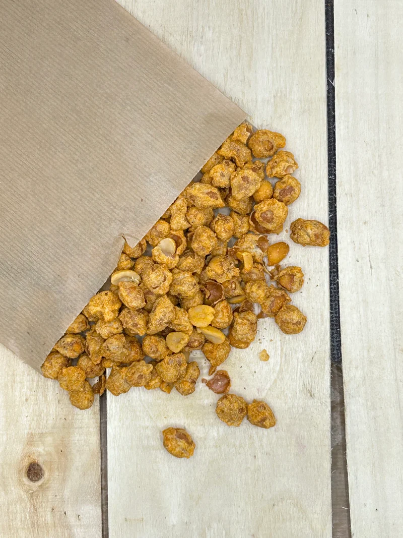 Cacahuètes Crispy +/- 250gr
