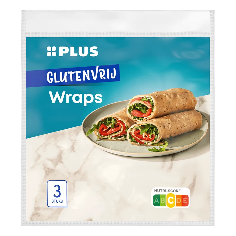 Glutenvrije wraps 3 stuks